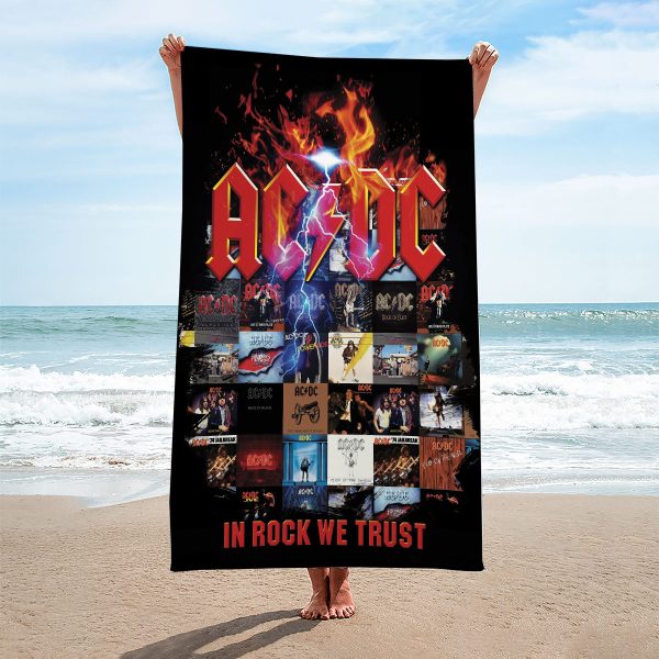 Rock Music Rectangle Beach Towel - HOATT 7592