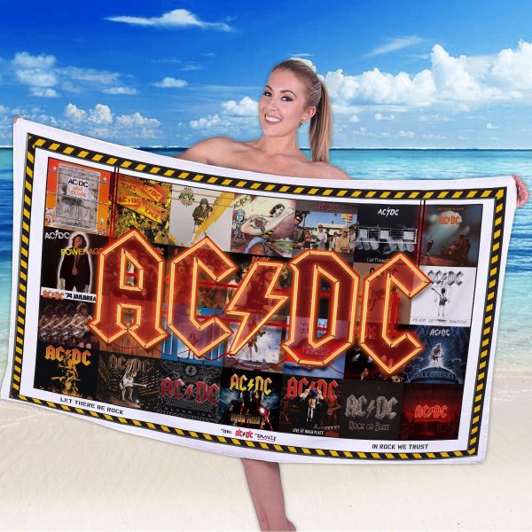 Rock Music Rectangle Beach Towel - HOATT 7750