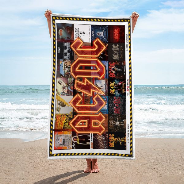 Rock Music Rectangle Beach Towel - HOATT 7750