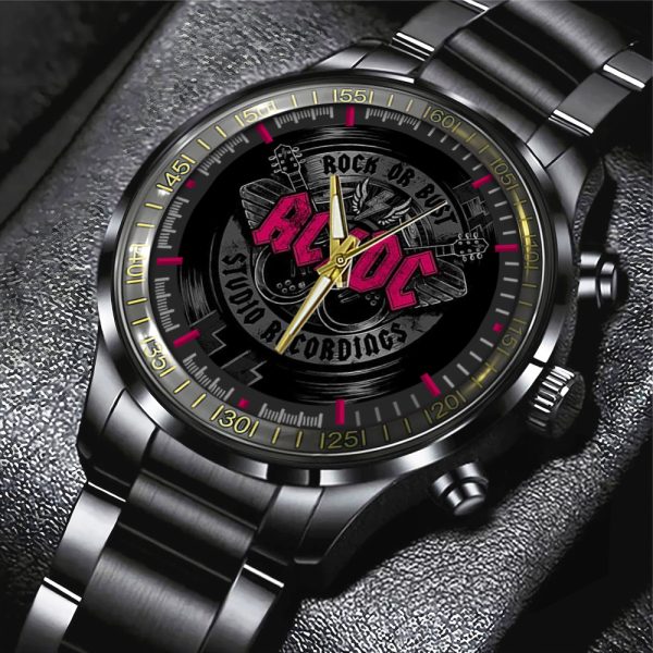 Rock Music Black Stainless Steel Watch - GNE 2215