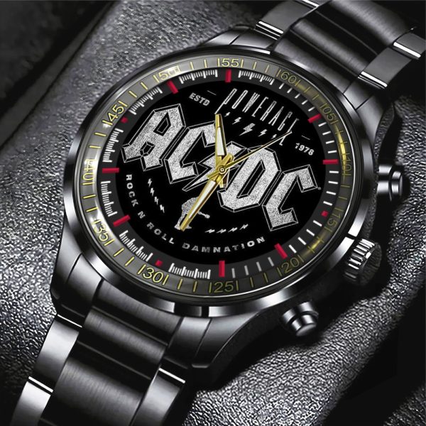 Rock Music Black Stainless Steel Watch - GNE 2196