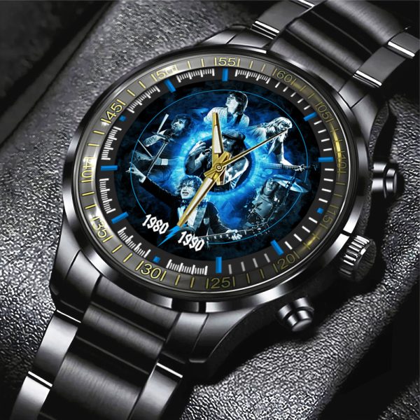 Rock Music Black Stainless Steel Watch - GNE 2134