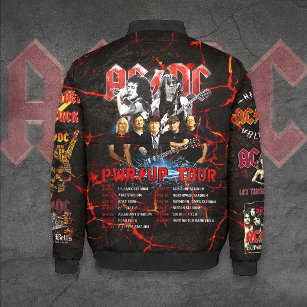 Rock Music 3D 3D Bomber Puffer Jacket - TANTN 10198