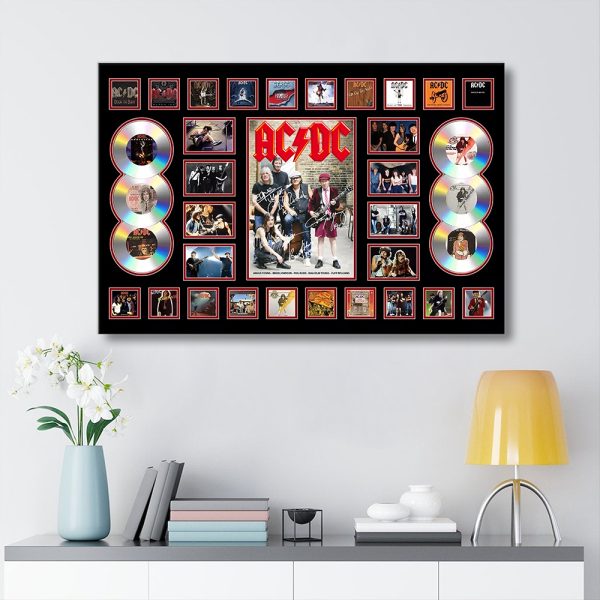 Rock Music Rectangle Canvas With Inner Frame - MAITM 9083