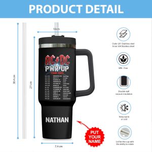 Personalized Rock Music 40oz Stanley Tumbler - HOATT 7728