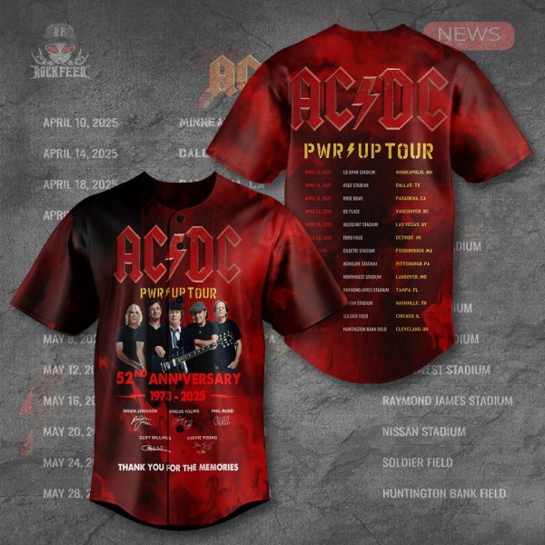 Rock Music Baseball Jersey - TANTN 10001