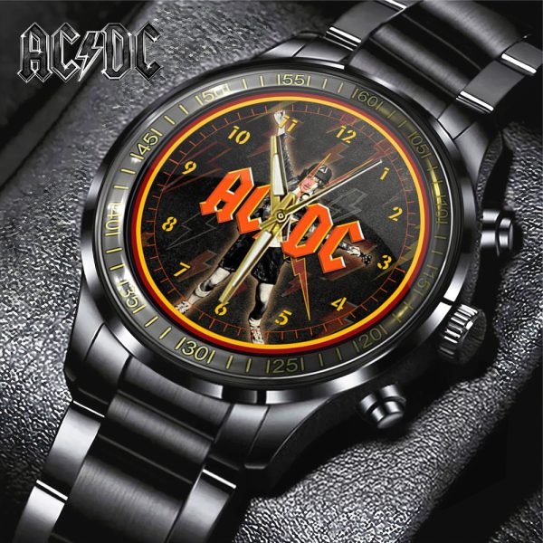 Rock Music Black Stainless Steel Watch - GNE 2108