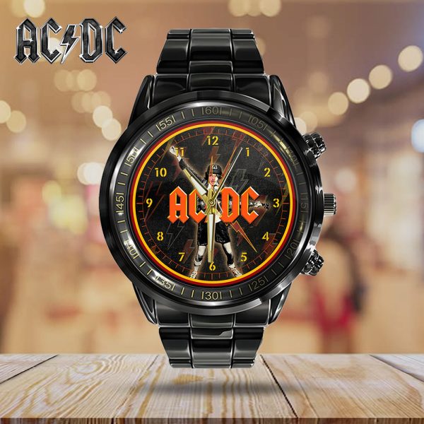 Rock Music Black Stainless Steel Watch - GNE 2108