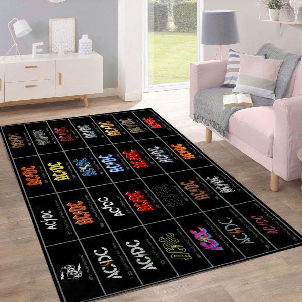 Rock Music Rectangular Rug - GNE 2099