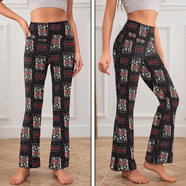 Rock Music 3D Flare Yoga Pants - HOATT 7757