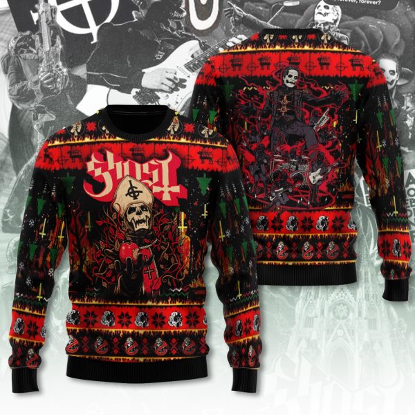 Ghost Band 3D Ugly Sweater - ANHNV 5702