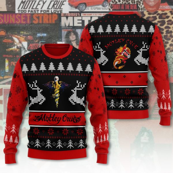 Mötley Crüe 3D Ugly Sweater - ANHNV 5709