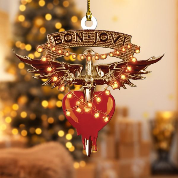 Bon Jovi Custom Shape 2-sided Acrylic Ornament - ANHNV 5723.2