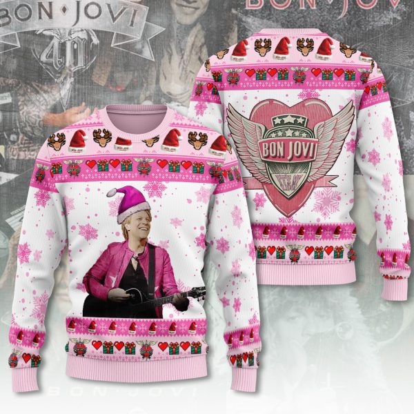 Bon Jovi 3D Ugly Sweater - ANHNV 5747