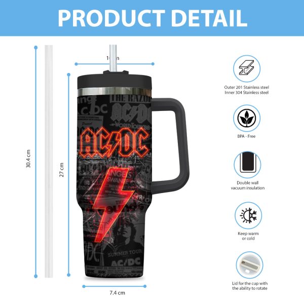 Rock Music 40oz Stanley Tumbler - ANHNV 5800