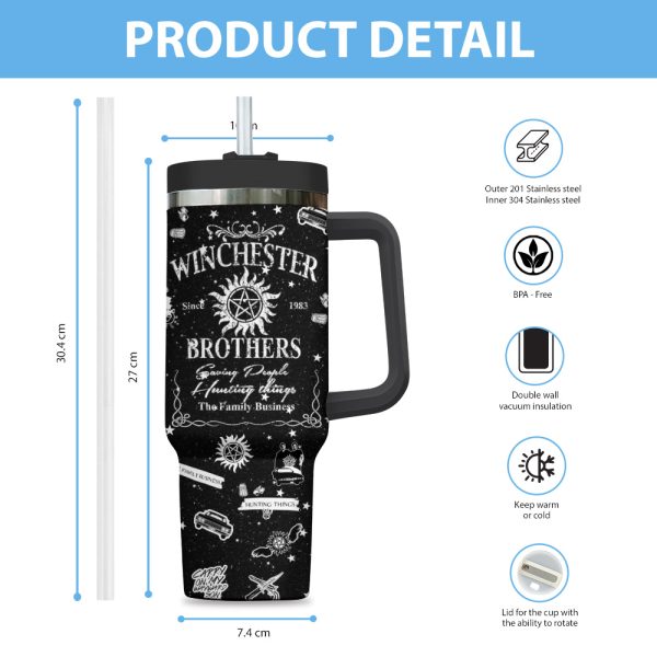 Supernatural 40oz Stanley Tumbler - ANHNV 5801