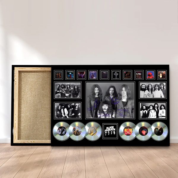 Black Sabbath Rectangle Canvas With Inner Frame - MAITM 9409