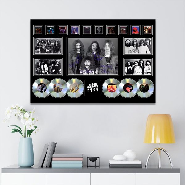Black Sabbath Rectangle Canvas With Inner Frame - MAITM 9409