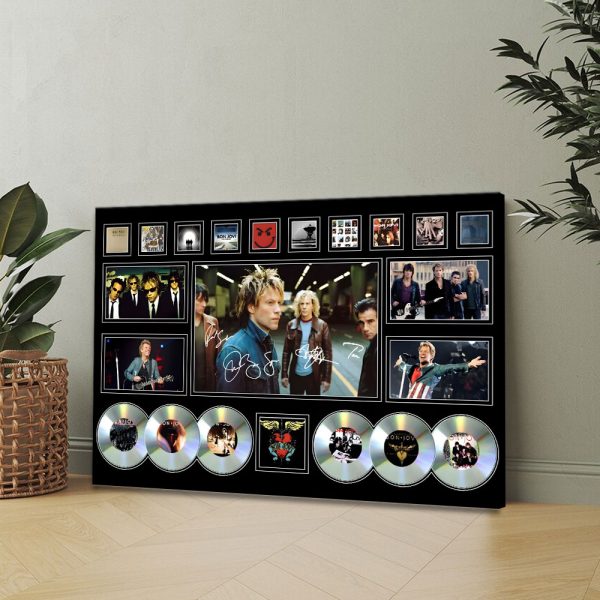 Bon Jovi Rectangle Canvas With Inner Frame - MAITM 9384