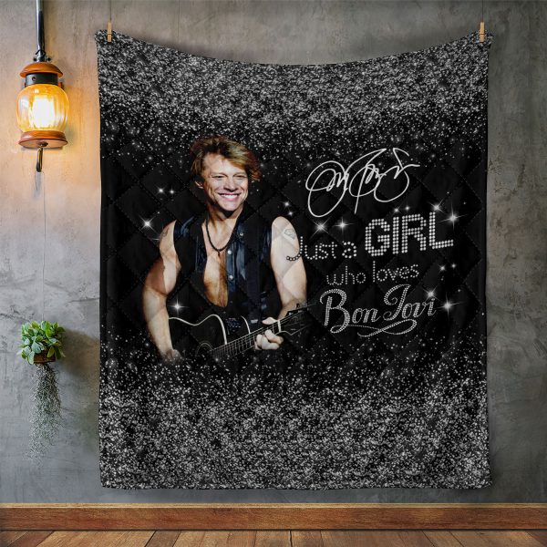Bon Jovi Quilt Blanket - HOATT 7324