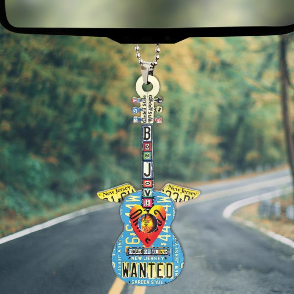 Bon Jovi Custom Shape 1-sided Acrylic Car Ornament - HOATT 7334