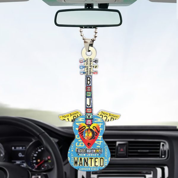 Bon Jovi Custom Shape 1-sided Acrylic Car Ornament - HOATT 7334