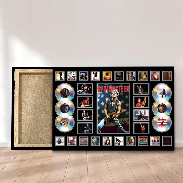 Bruce Springsteen Rectangle Canvas With Inner Frame - MAITM 9194