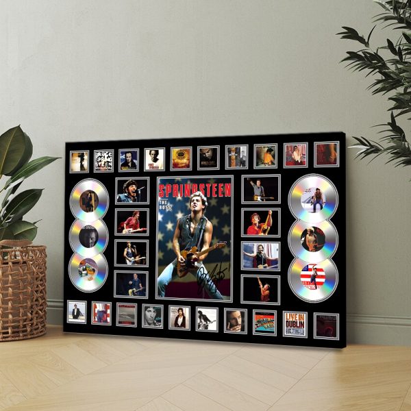 Bruce Springsteen Rectangle Canvas With Inner Frame - MAITM 9194