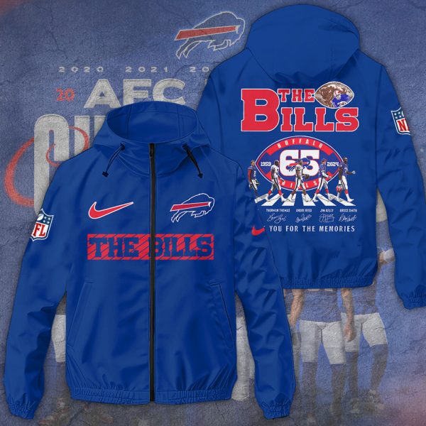 Buffalo Bills 3D Windbreaker Jacket - TANTN 9744