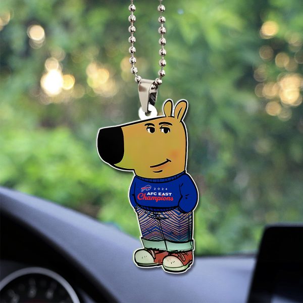Buffalo Bills Custom Shape 2-sided Acrylic Car Ornament - TANTN 9719