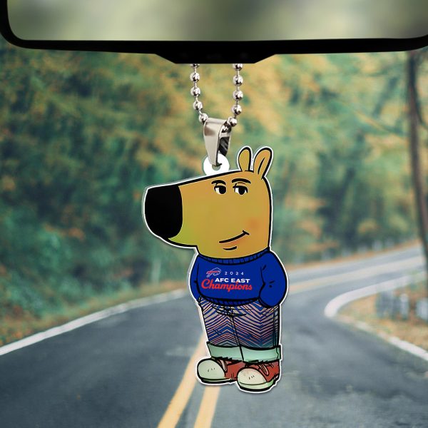 Buffalo Bills Custom Shape 2-sided Acrylic Car Ornament - TANTN 9719