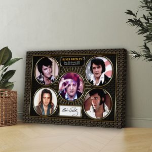 Elvis Presley Rectangle Canvas With Inner Frame - HOATT 7346