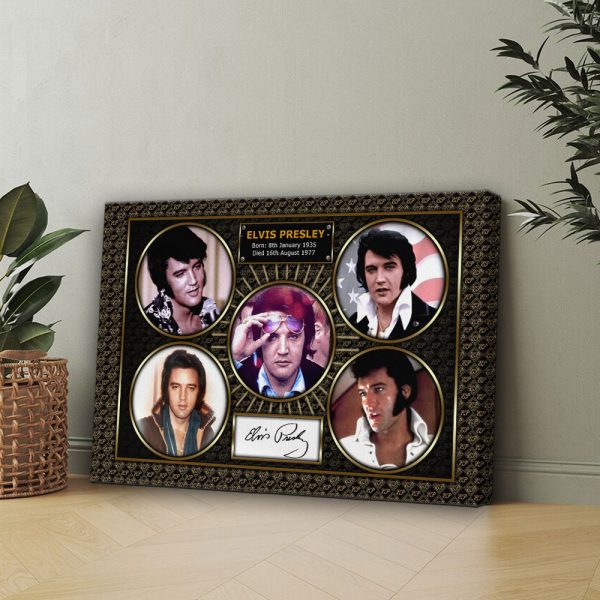 Elvis Presley Rectangle Canvas With Inner Frame - HOATT 7346
