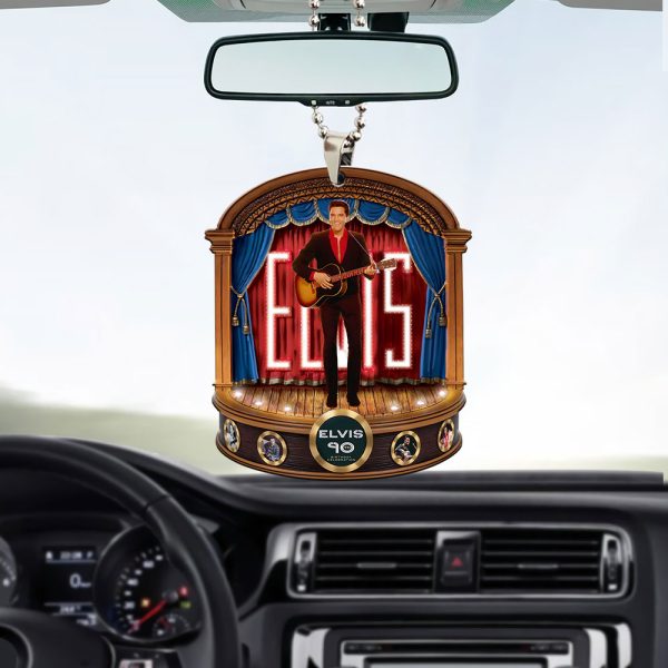 Elvis Presley Custom Shape 2-sided Acrylic Car Ornament - MAITM 9381
