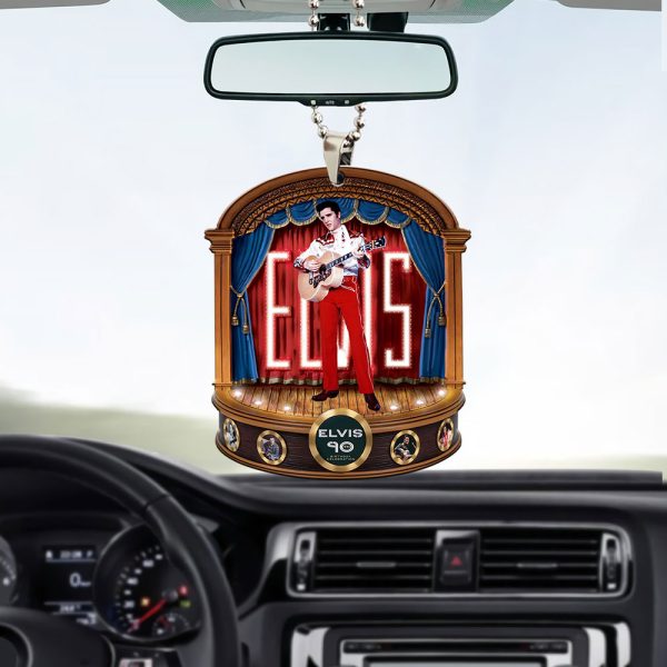 Elvis Presley Custom Shape 2-sided Acrylic Car Ornament - MAITM 9383
