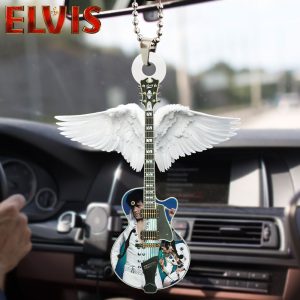 Elvis Presley Custom Shape 2-sided Acrylic Car Ornament - HOATT 7534