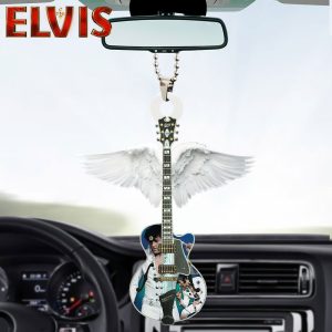 Elvis Presley Custom Shape 2-sided Acrylic Car Ornament - HOATT 7534