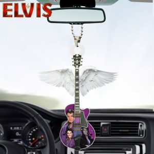 Elvis Presley Custom Shape 2-sided Acrylic Car Ornament - HOATT 7535