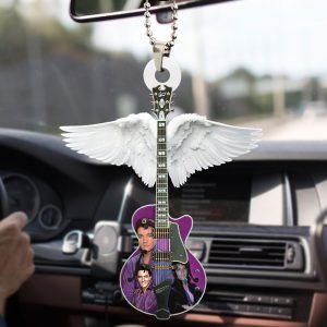 Elvis Presley Custom Shape 2-sided Acrylic Car Ornament - HOATT 7535