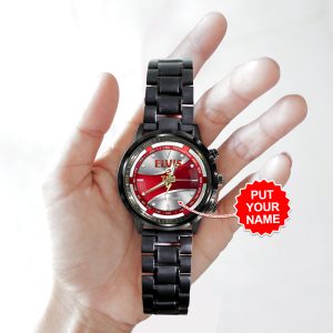 Personalized Elvis Presley Black Stainless Steel Watch - HOATT 7660