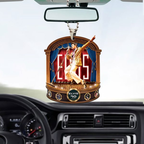 Elvis Presley Custom Shape 1-sided Acrylic Car Ornament - MAITM 9281