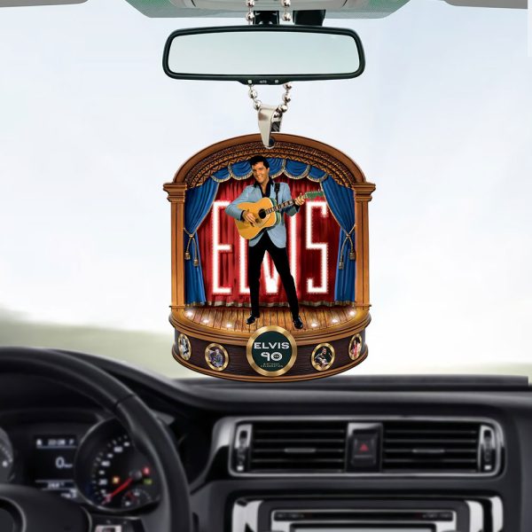 Elvis Presley Custom Shape 2-sided Acrylic Car Ornament - MAITM 9282