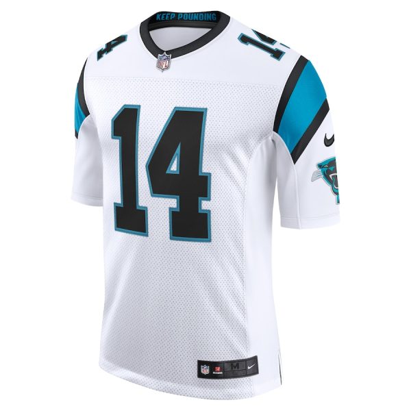 Men's Carolina Panthers Sam Darnold Nike White Vapor Limited Jersey - GNE DROP224