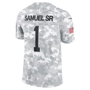 Men's San Francisco 49ers Deebo Samuel Sr Nike Arctic Camo 2024 Salute to Service Limited Jersey - GNE DROP281