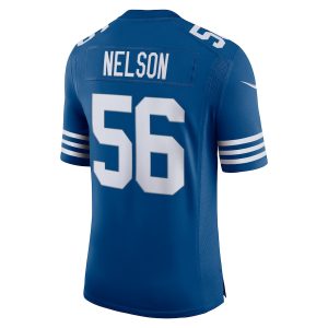 Men's Indianapolis Colts Quenton Nelson Nike Royal Alternate Vapor Limited Jersey - GNE DROP366