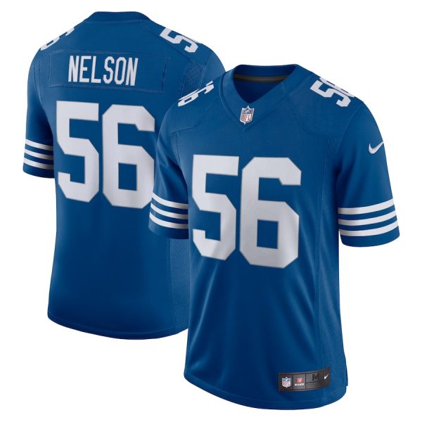 Men's Indianapolis Colts Quenton Nelson Nike Royal Alternate Vapor Limited Jersey - GNE DROP366