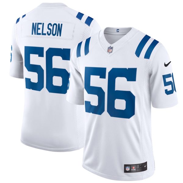 Men's Indianapolis Colts Quenton Nelson Nike White Vapor Limited Jersey - GNE DROP367