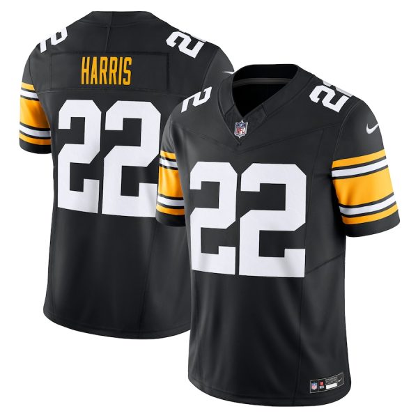 Men's Pittsburgh Steelers Najee Harris Nike Black Vapor F.U.S.E. Limited Jersey - GNE DROP375