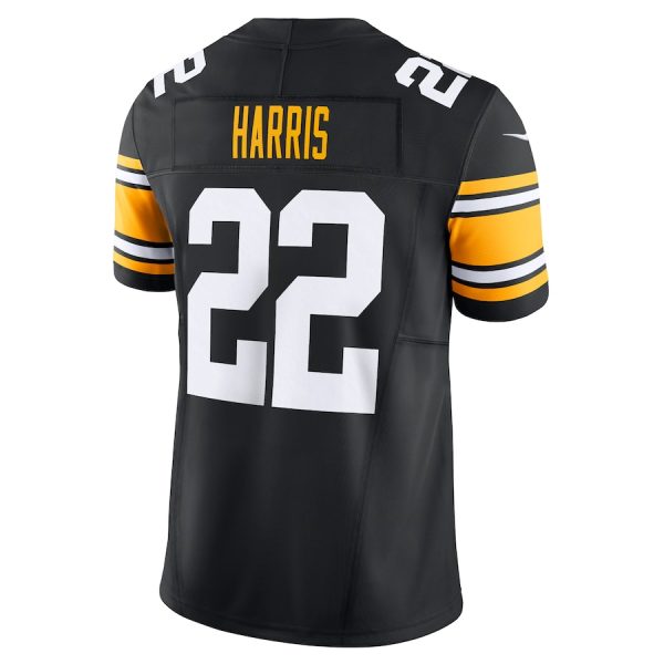Men's Pittsburgh Steelers Najee Harris Nike Black Vapor F.U.S.E. Limited Jersey - GNE DROP375
