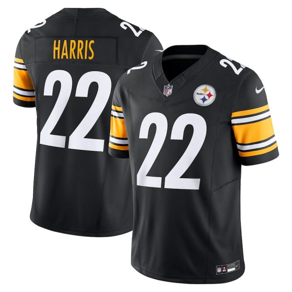 Men's Pittsburgh Steelers Najee Harris Nike Black Vapor F.U.S.E. Limited Jersey - GNE DROP378